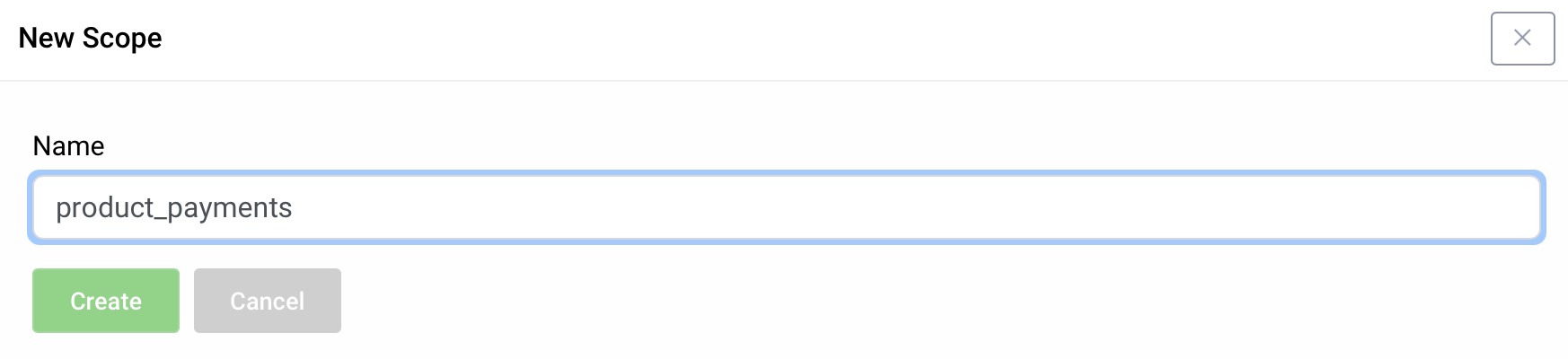 Name the scope product_payments